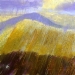'Early September, Beinn a'Ghlo', Acrylic & Pastel, 2009, 30 x 30cm